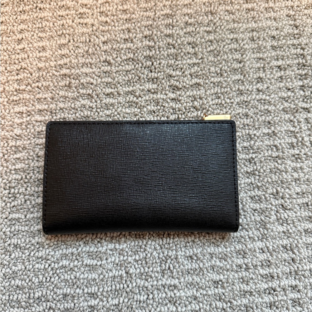 Kate Spade Black Morgan Small Slim Bifold Wallet - Picture 7 of 9